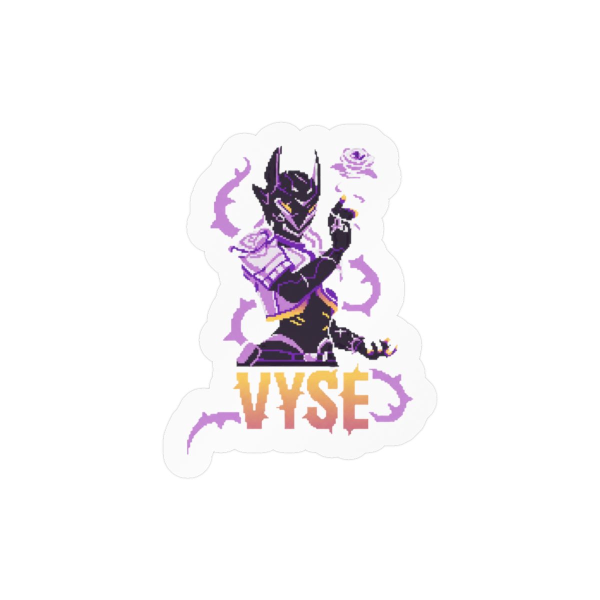 Vyse Valorant Bold Gaming Sticker | Vinyl Decal for Gamers