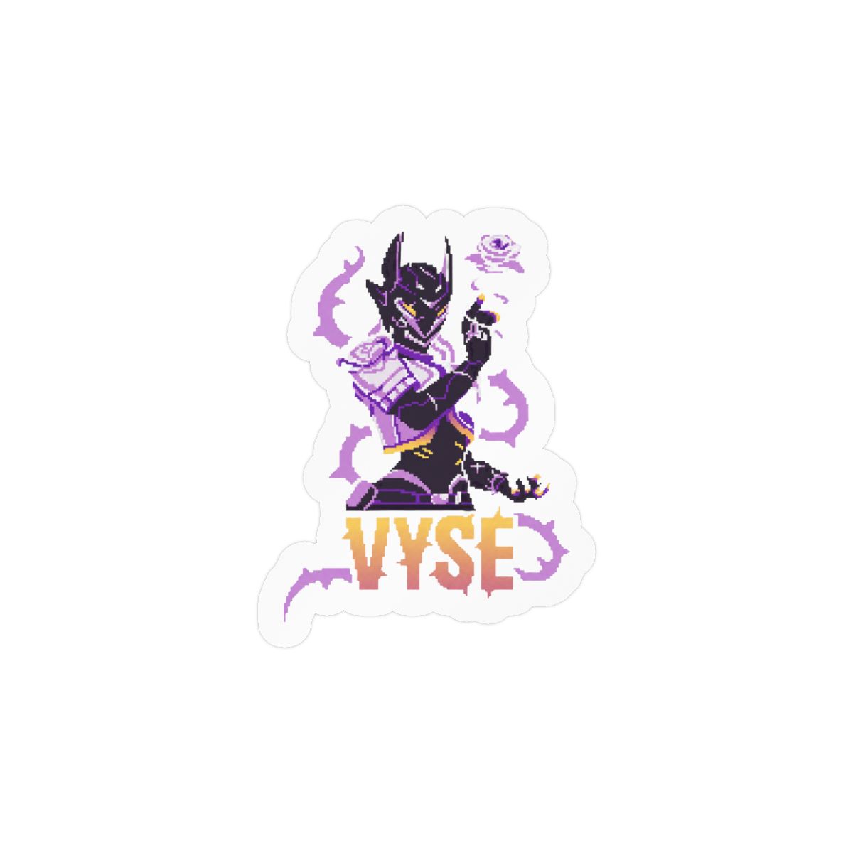 Vyse Valorant Bold Gaming Sticker | Vinyl Decal for Gamers - alternate angle 1, merchandise