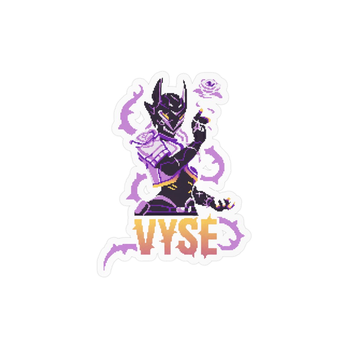 Vyse Valorant Bold Gaming Sticker | Vinyl Decal for Gamers - Valorant official Stickers merch