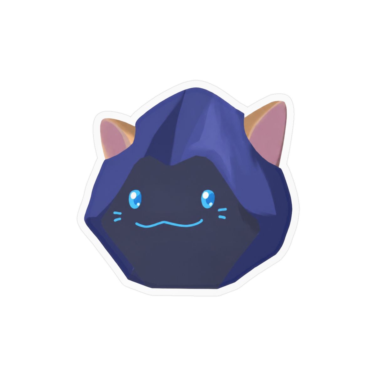 Shadow Cat Sticker | Mysterious Cute Vinyl Decal