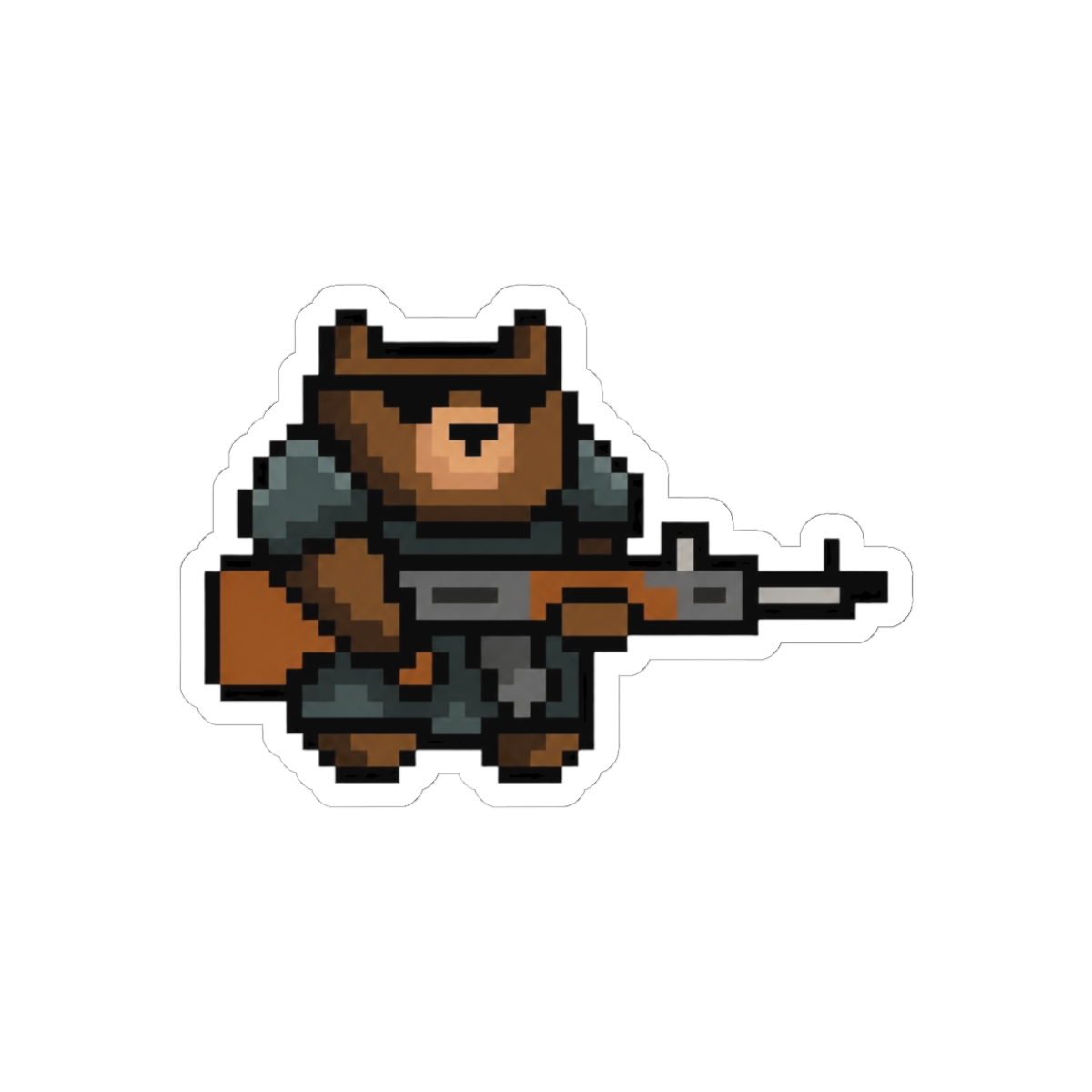 Tactibear Spray Funny Bear Pun Sticker | Cute Tactical Vinyl Decal