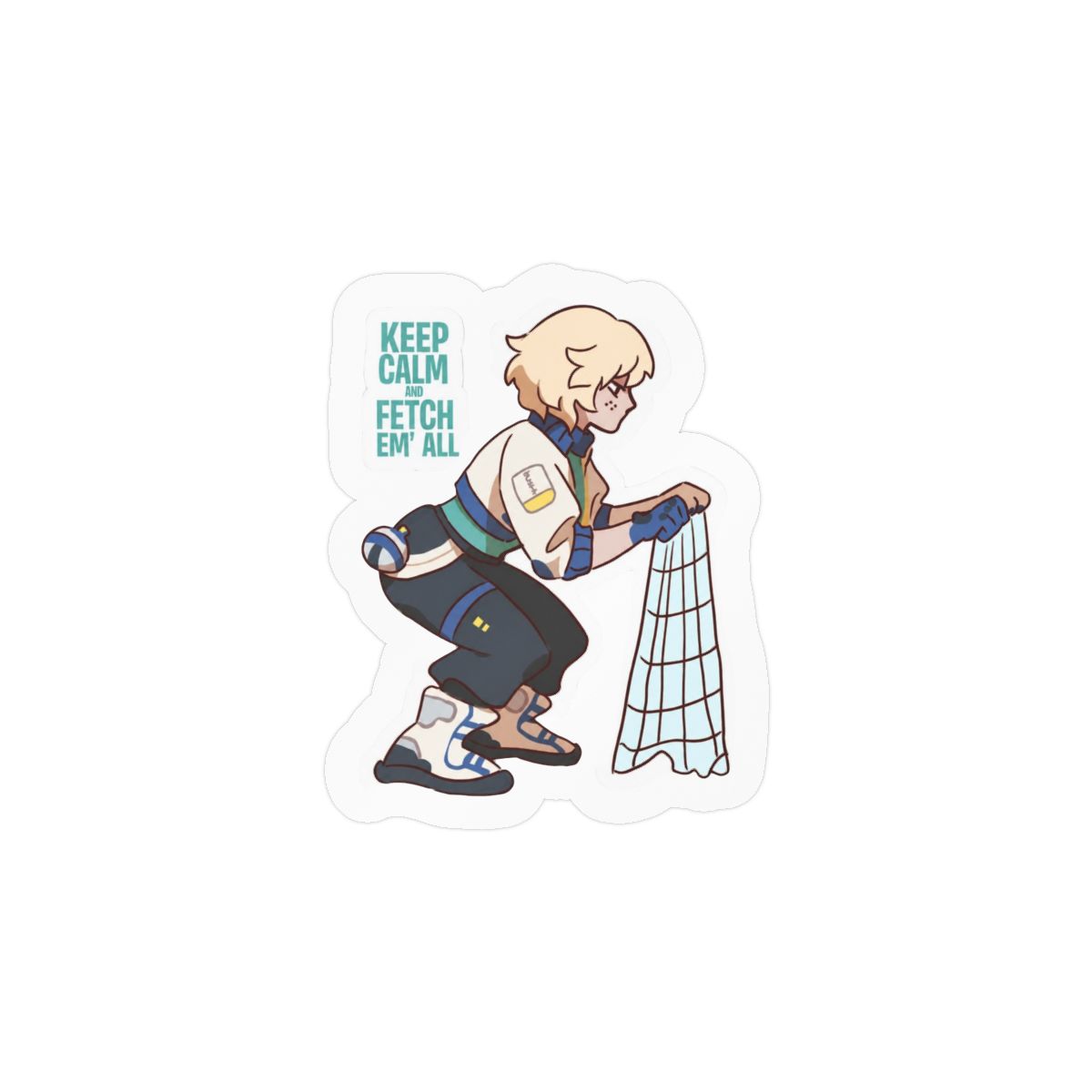 Funny Sticker Lover Vinyl Sticker | Hilarious Laptop Decal - alternate angle 1, merchandise