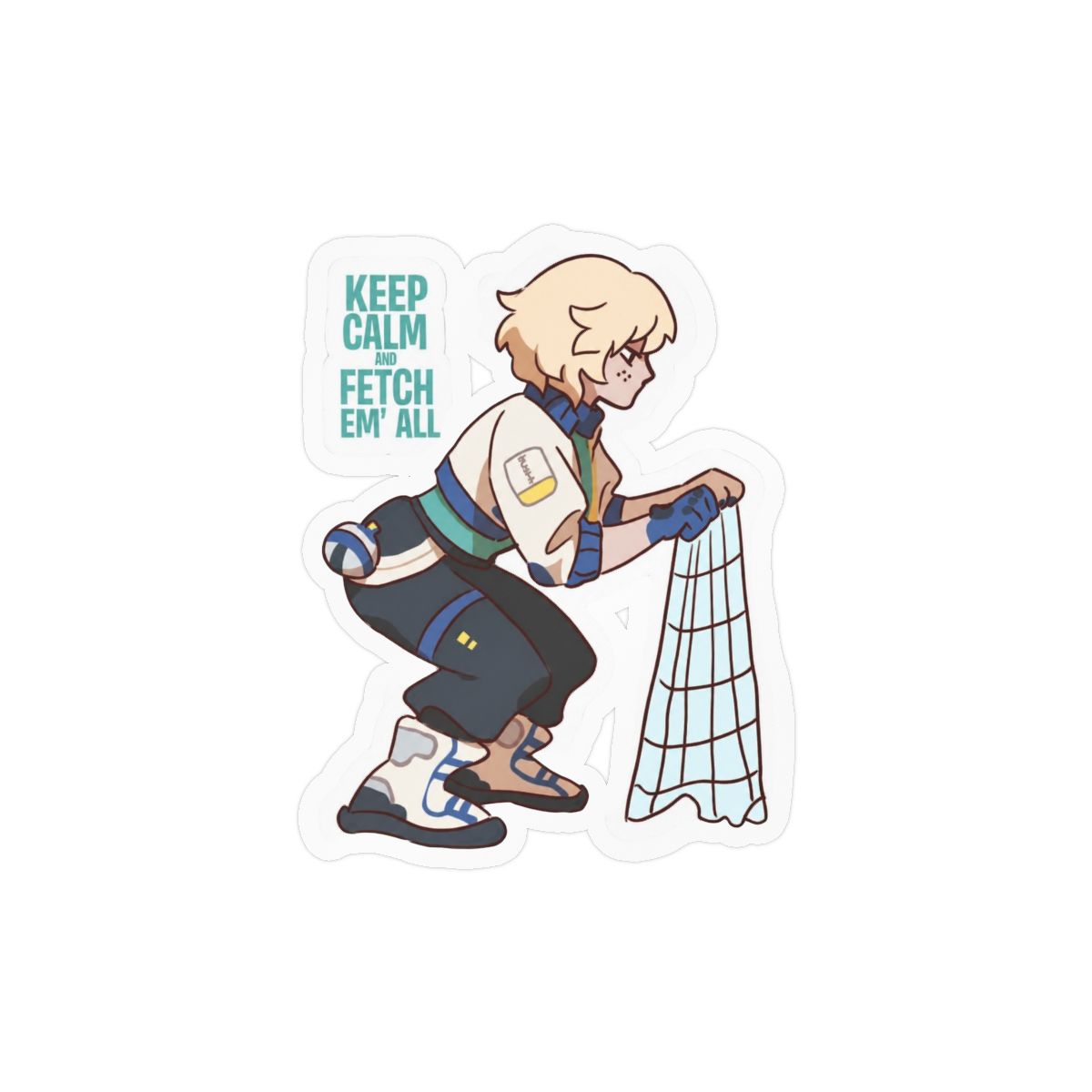 Funny Sticker Lover Vinyl Sticker | Hilarious Laptop Decal - alternate angle 3, merchandise