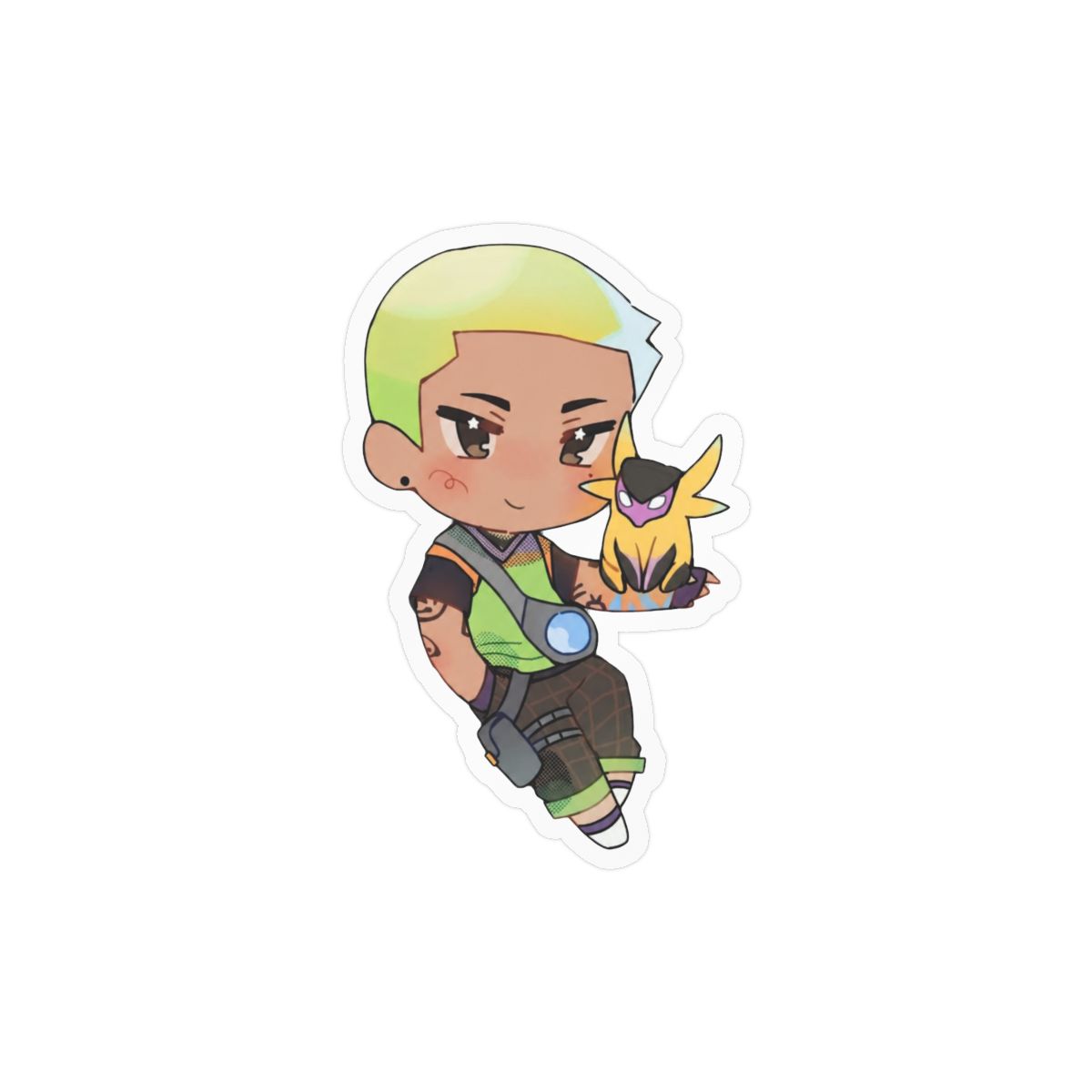 Chibi Gekko PJ Masks Sticker | Cute Vinyl Decal for Laptops