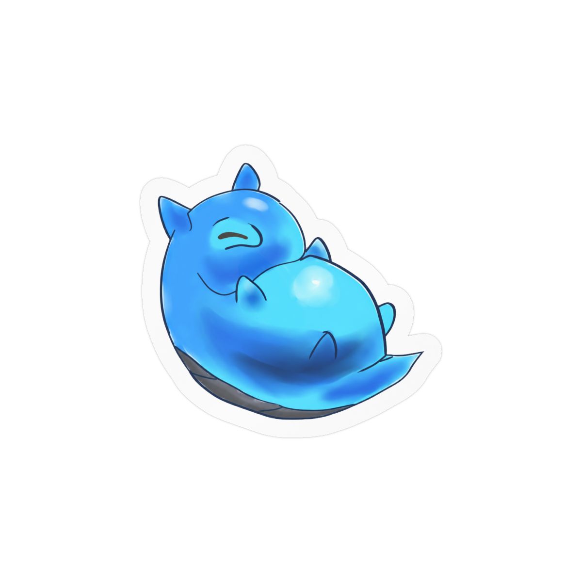 Dizzy Gecko Sticker | Cute Cartoon Vinyl Decal for Laptops & Bottles - Official Stickers merchandise