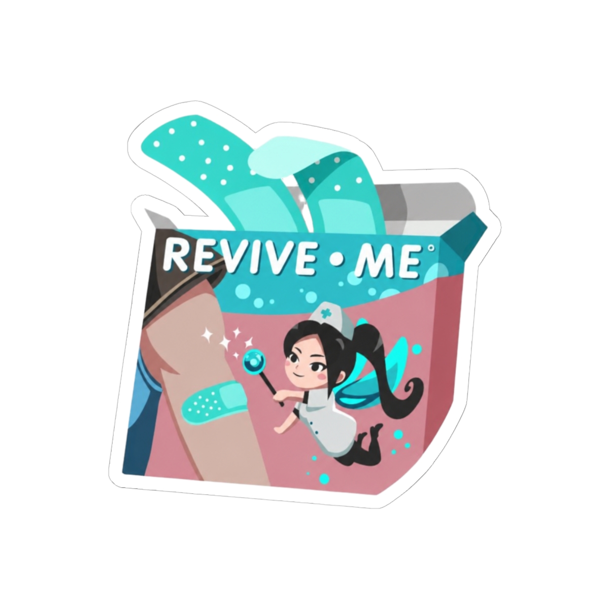 Trust in My Healing Spray Sage Funny Sticker | Sarcastic Wellness Vinyl Decal