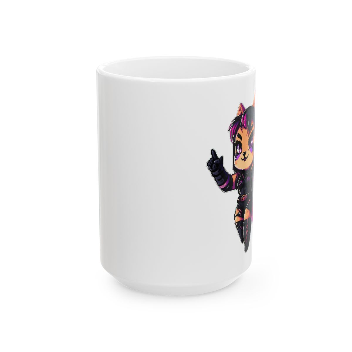 Reyna Cat Adorable Feline Coffee Mug - alternate angle 4, merchandise
