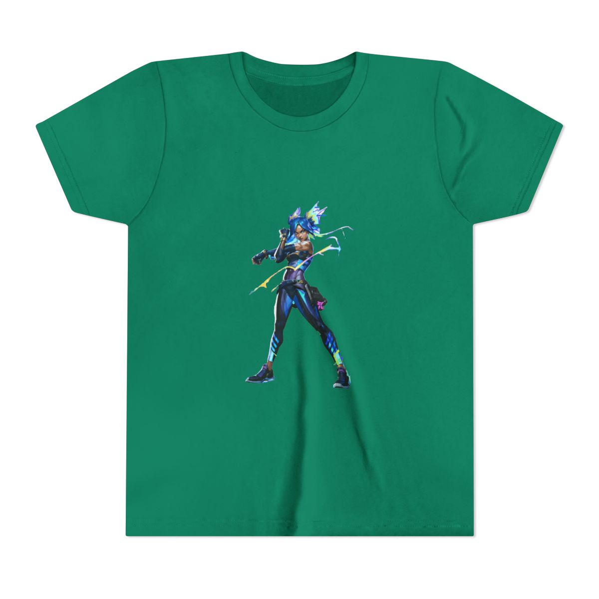 Valorant "NEON" Kids Tee - alternate angle 4, merchandise