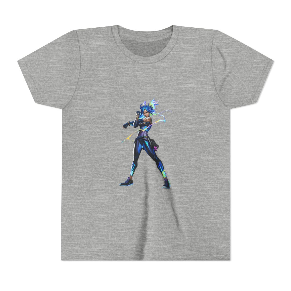 Valorant "NEON" Kids Tee - alternate angle 5, merchandise